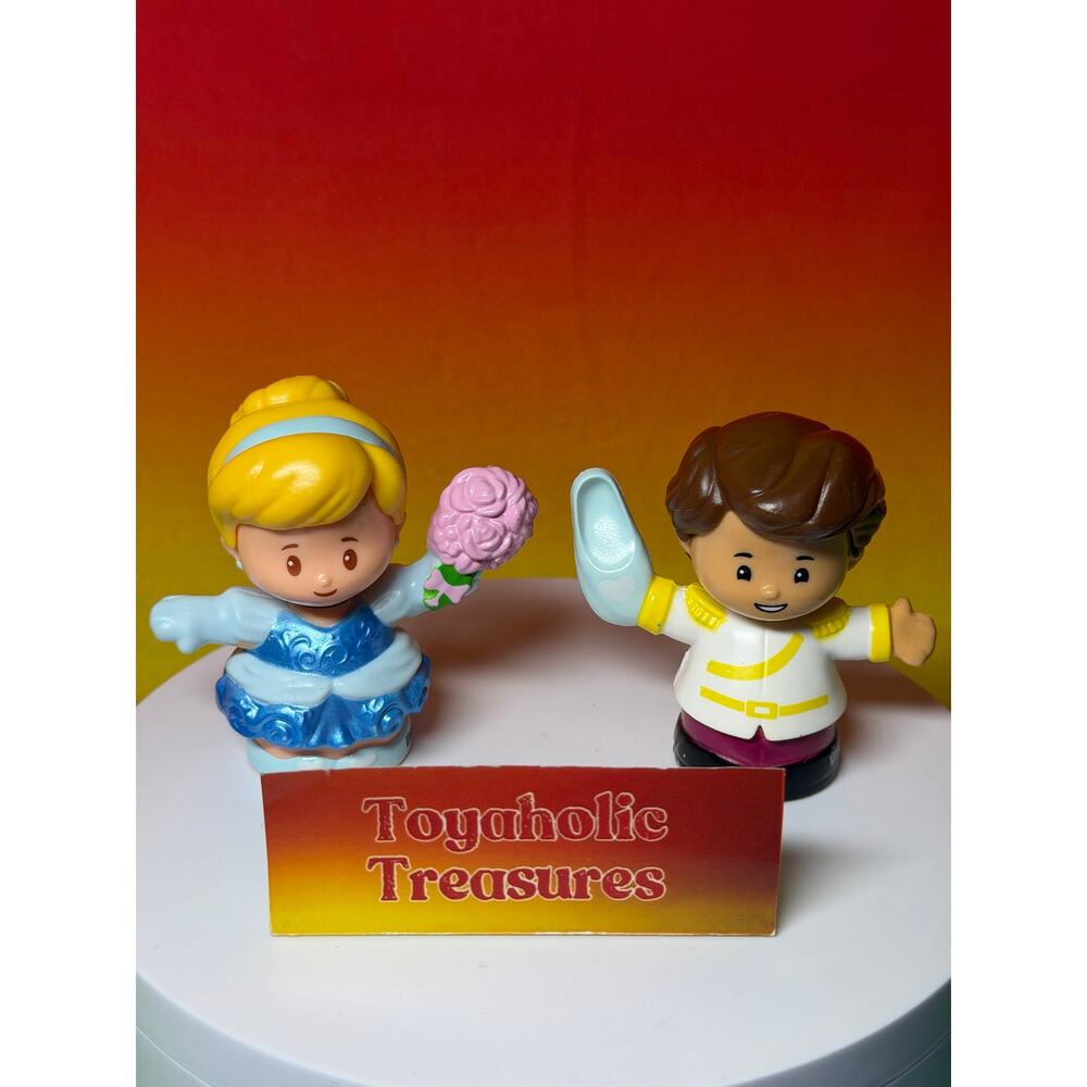 Fisher-Price Little People Disney Princess Cinderella & Prince Charming Figures